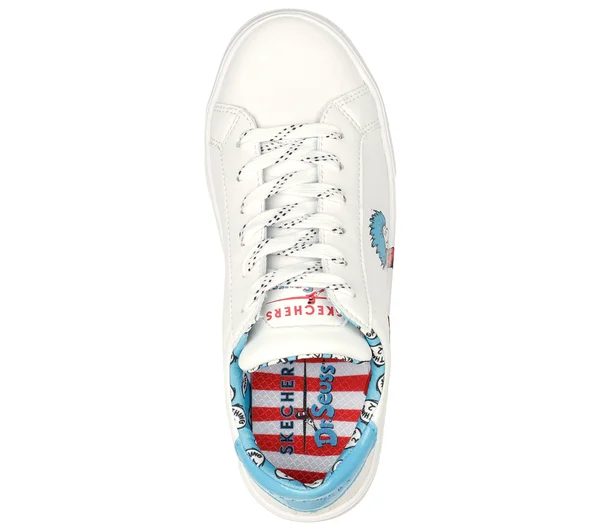 Skechers Dr. Seuss: Goldie 2.0 - Two Things White, Blue 9.5