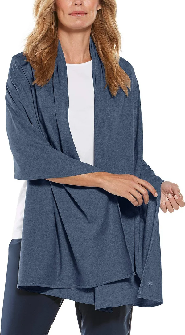 Coolibar UPF 50+ Women's Sanibel Everyday Beach Shawl - Sun Protective