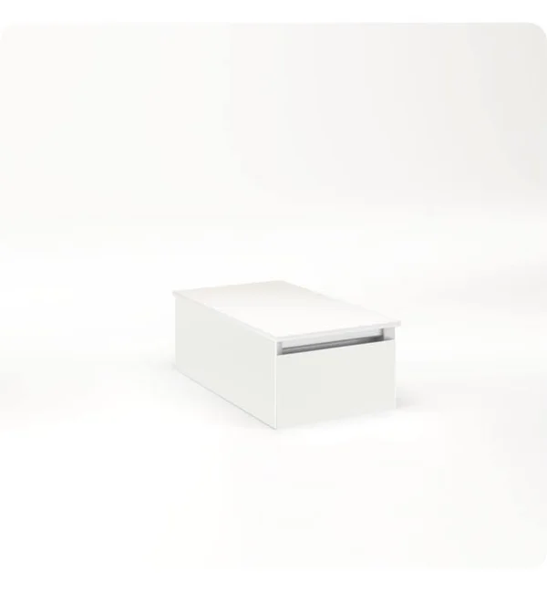 Robern Cartesian VM12H1D21F60N Wall Mount Vanity-NO Sink - Reeded White