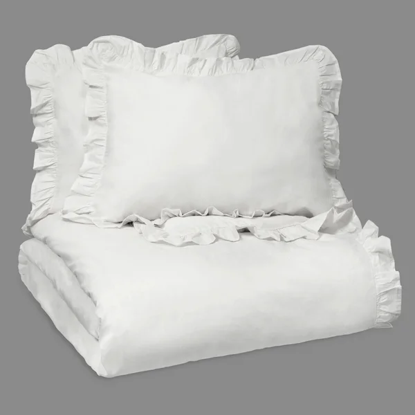 Vue Elements Rona 3 Piece Duvet Set (King - Ivory), 90 x 90