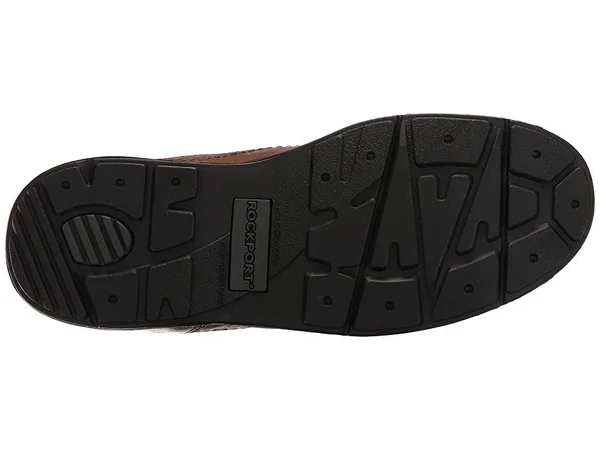 Rockport Works Men's World Tour Brown Steel Toe ESD Oxford