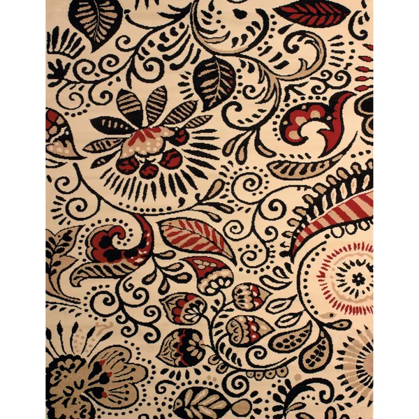Westfield Home Montclaire Ivory Area Rug - 7&10x22 x 10&6x22
