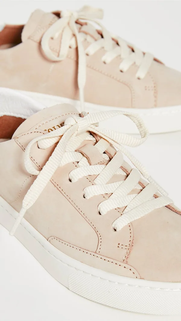 Soludos Ibiza Leather Sneaker - Bisque - 10