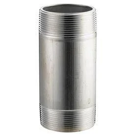 Aluminum Schedule 40 Pipe Nipple 2 x 2-1/2 NPT Male - Pkg Qty 20
