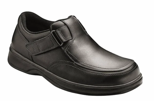 Orthofeet Men's Carnegie, Size: 11, Black Leather