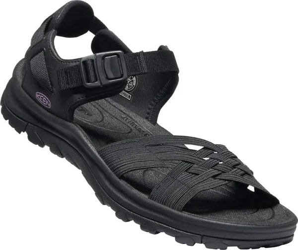 Keen Women's Terradora II Strappy Open Toe - Black/African Violet - 8