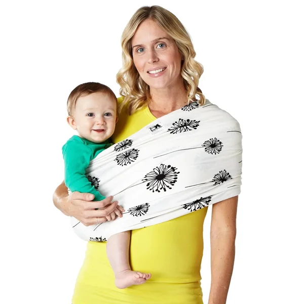 Baby K&tan Print Baby Wrap Carrier - Large - Sweetheart
