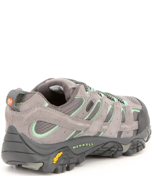 Merrell Moab 2 Waterproof Wide 7.5, Drizzle/Mint (Women's)