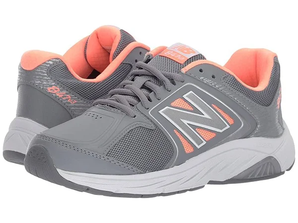 New Balance Women's 847v3 Walking Shoe Grey/Pink