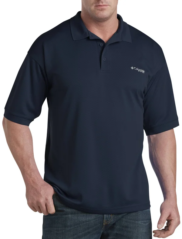 Columbia Men's Perfect Cast Polo Shirt - 1x - Collegiate Navy
