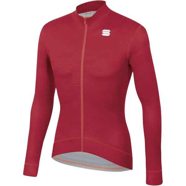 Sportful Loom Thermal Long Sleeve Jersey Red - L