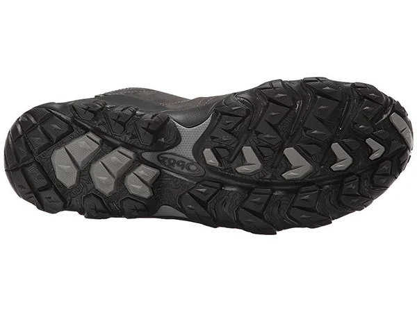 Oboz Bridger Low B-Dry Men's Dark Shadow, 9.5, Wide