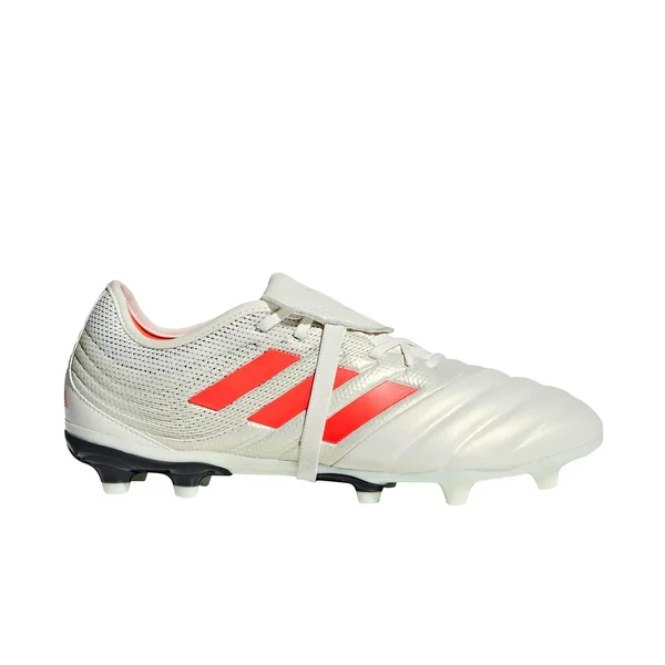 Adidas Men's Copa Gloro 19.2 FG Firm Ground Soccer Cleats (Off White/Solar Red) - 6.5