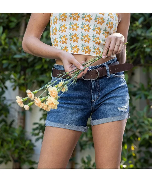 Silver-Jeans-Co. Suki Mid-Rise Curvy Fit Shorts L53960SGX351 Indigo - 25