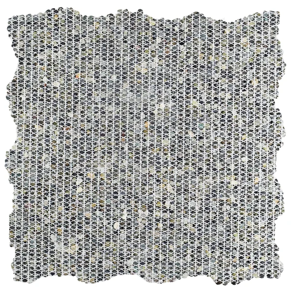 SomerTile PGYPMOL Caillou Mini Pebble Stone Mosaic Floor and Wall Tile, 12.25x22 x 12.25