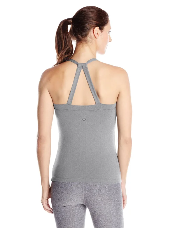 Women's Prana Quinn Chakara Top - Heather Grey