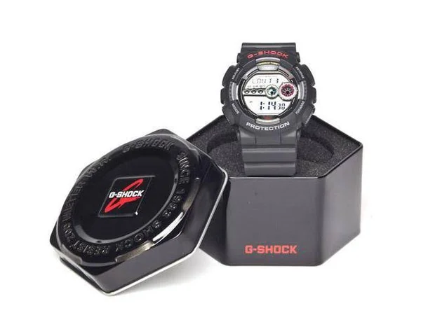Casio Men's GD100-1A &G-Shock& Black Resin Watch Black