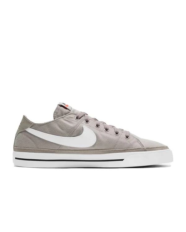Nike Court Legacy Canvas Men's Shoes - Grey/White, Size: 8