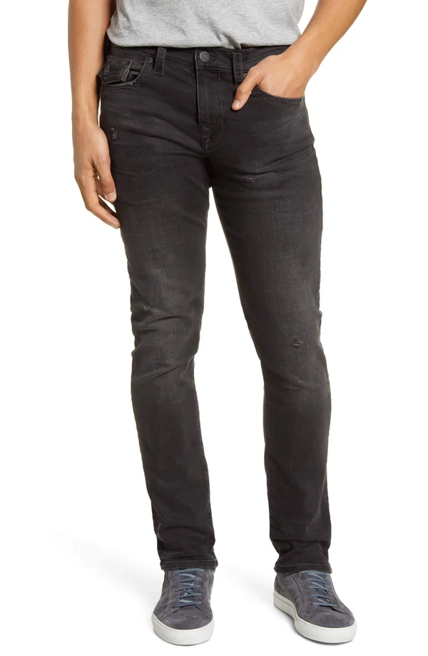 True Religion Geno Slim Jean 32 Inseam Jeans - Black - Straight Jeans