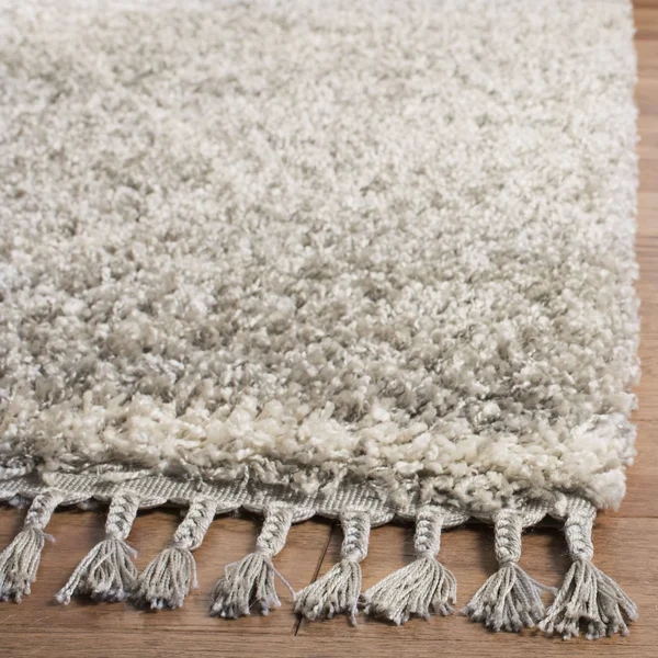 Safavieh Pro Lux Shag PLX435F 5&0x22 x 8&0x22 Grey, Cream Area Rug