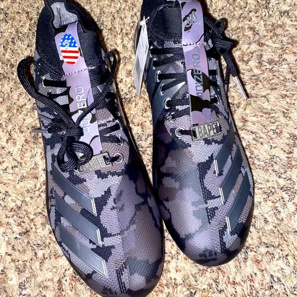 Adidas x BAPE Cleats Black 10 - Mens Football Shoes