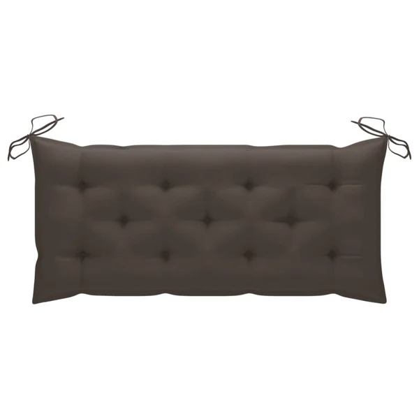 vidaXL Garden Bench Cushion Taupe 47.2x22x19.7x22x2.8x22 Fabric