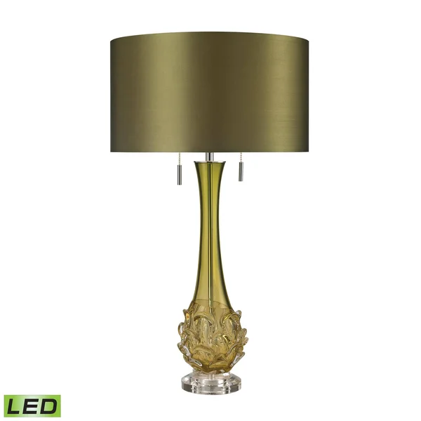 Dimond Lighting D2667 Vignola Free Blown Glass Table Lamp in Green