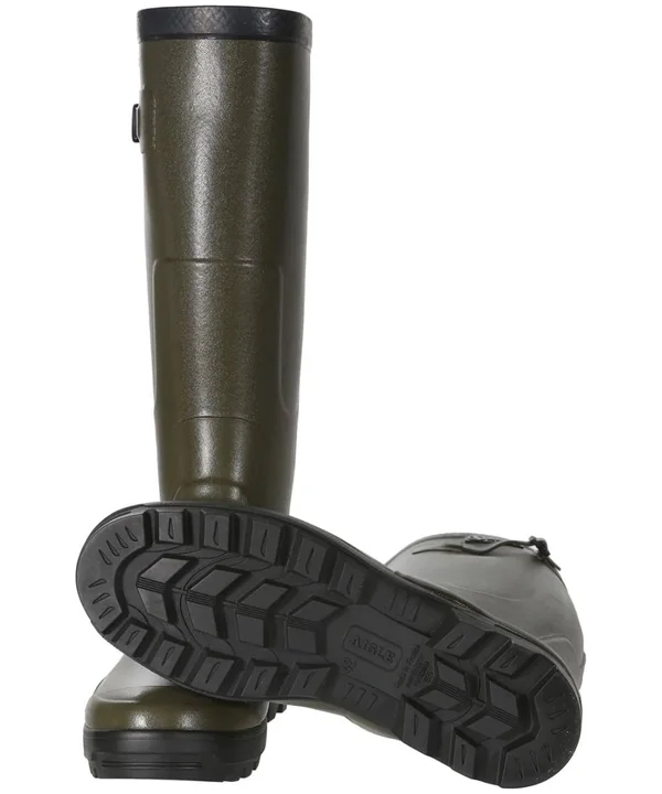 Aigle BENYL Unisex Buckle Wellington Boots Kaki: 40 Size: EU 40