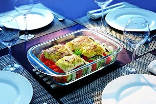 Duralex Ovenchef Glass Rectangular Bakers - Set of 2