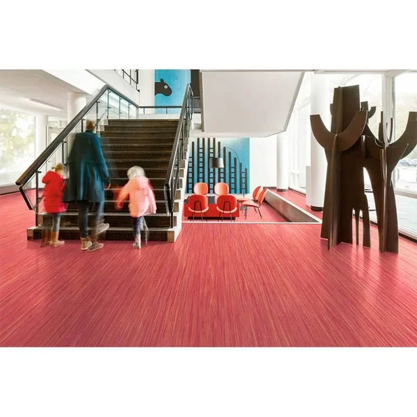 Forbo - Marmoleum, Striato, Red Roses - 5242, Sample, Small