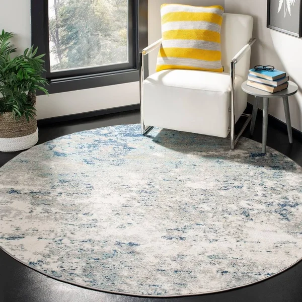 Safavieh Brentwood Malissie Modern Abstract Rug - 8& x 10& - Navy/Red
