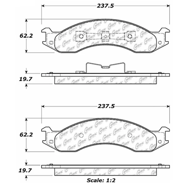 Centric 106.05570 Disc Brake Pad