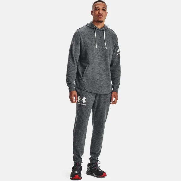 Under Armour Men's Rival Terry Joggers - Gray - 4XLT