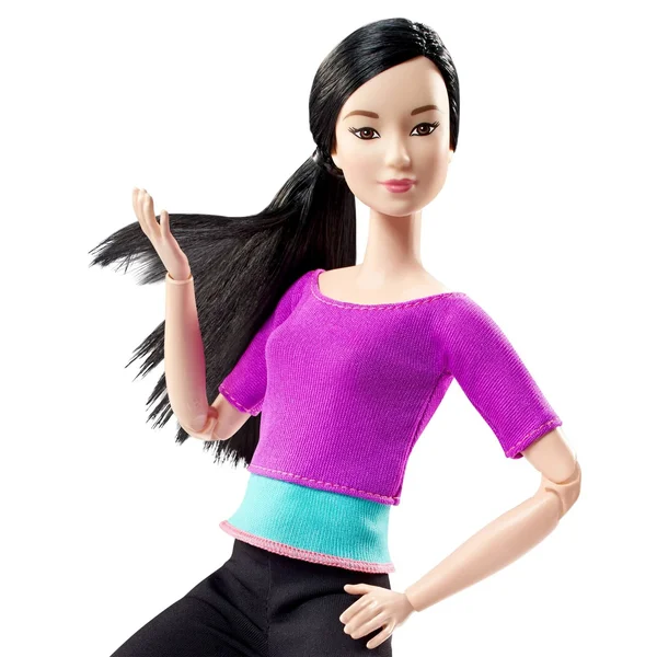 Barbie Made to Move Doll - Purple Top