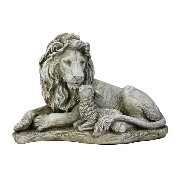 Joseph&s Studio Lion and Lamb Garden Statue