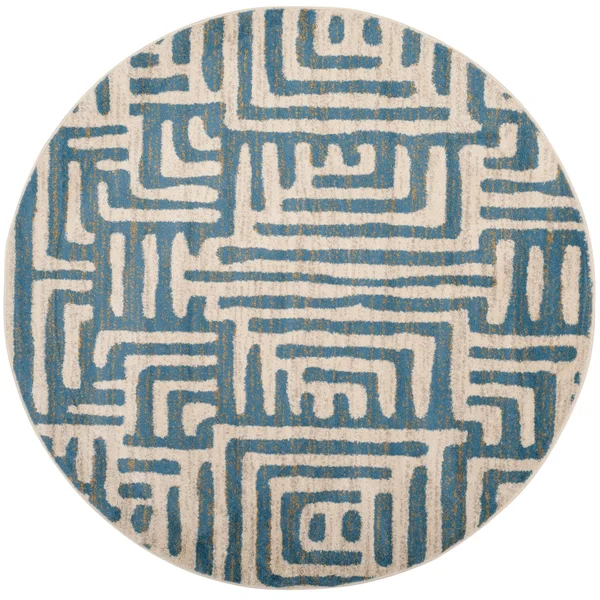 Safavieh Amsterdam AMS106A Ivory, Mauve Rug 6&7x22 x 6&7x22 Square