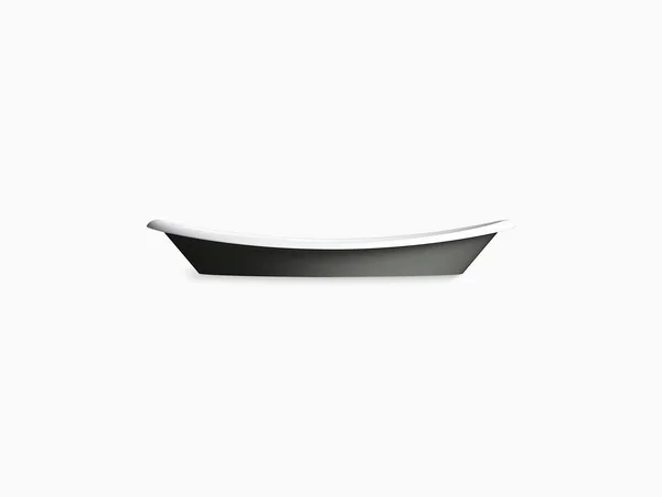 Kohler K-5403-P5-96 Iron Plains Wading Pool Oval Bathroom Sink with Iron Black Painted Underside - Biscuit