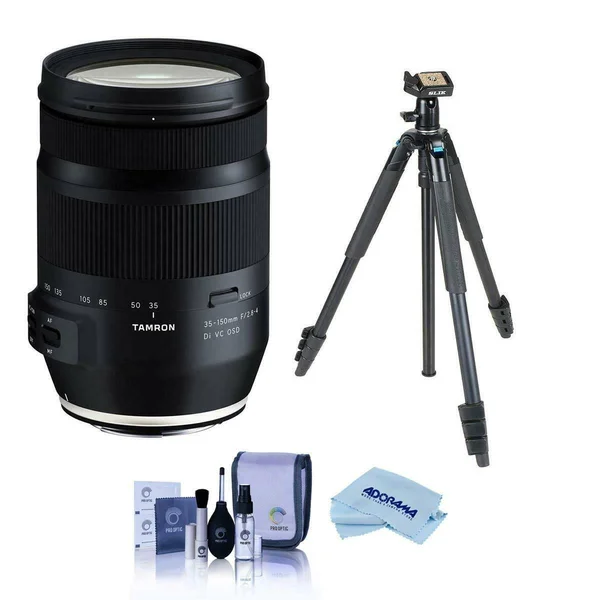 Tamron 35-150mm f/2.8-4 di VC OSD Lens for Canon EF - with Slik Tripod Kit