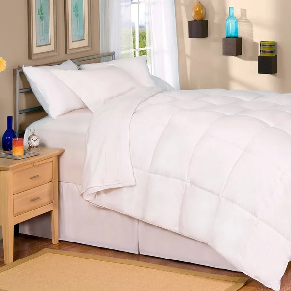 Certified Asthma & Allergy Friendly Down-Alternative Comforter, White, King