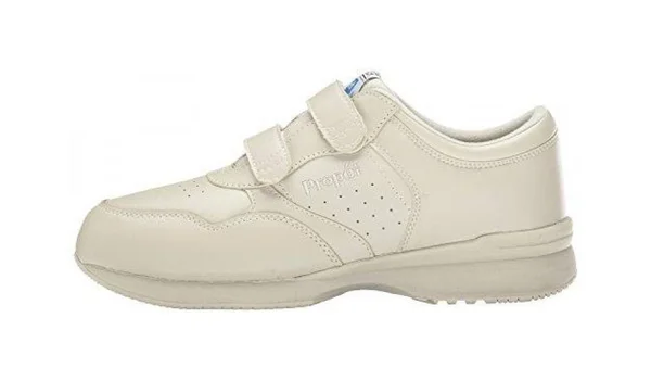 Propet Life Walker Strap - Men's Orthopedic Walking Shoes Sport-white - 11.5 3E US Diabetic Therapeutic A5500 Orthotics