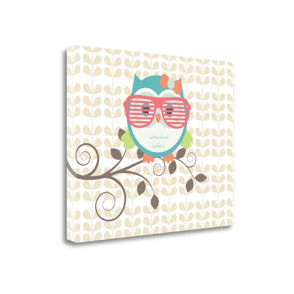 Tangletown Fine Art 'Owls 1a' by Tamara Robinson Graphic Art on Wrapped Canvas