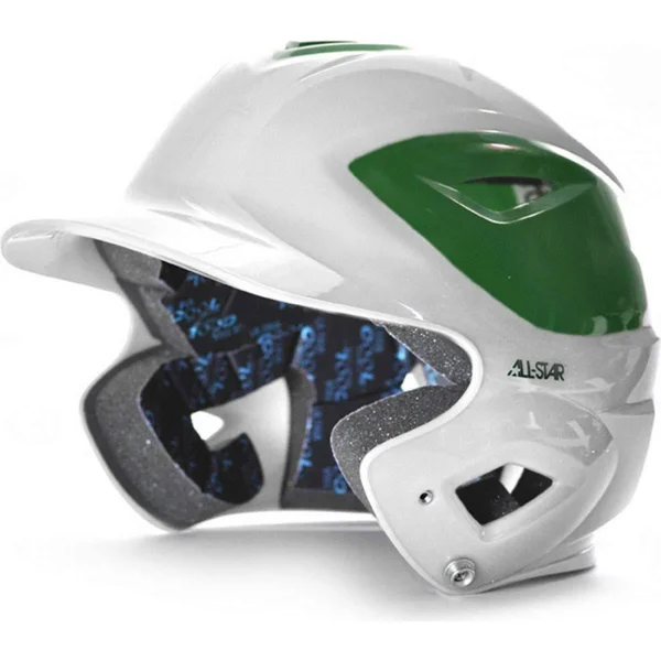 All-Star System 7 White 2-Tone Batting Helmet
