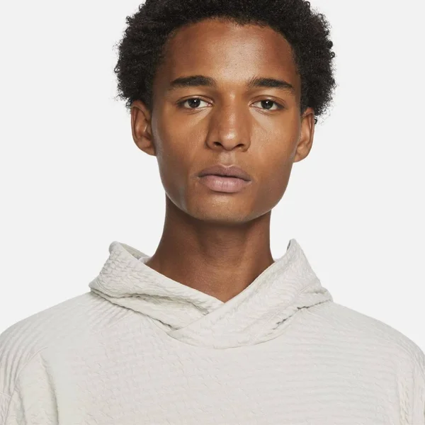 Nike Yoga Nomad Men's Pullover Hoodie in White - Size: XL, CZ2219-072