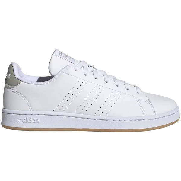 Adidas Men's Advantage Tennis Shoes 9 - White/White/Metal Grey