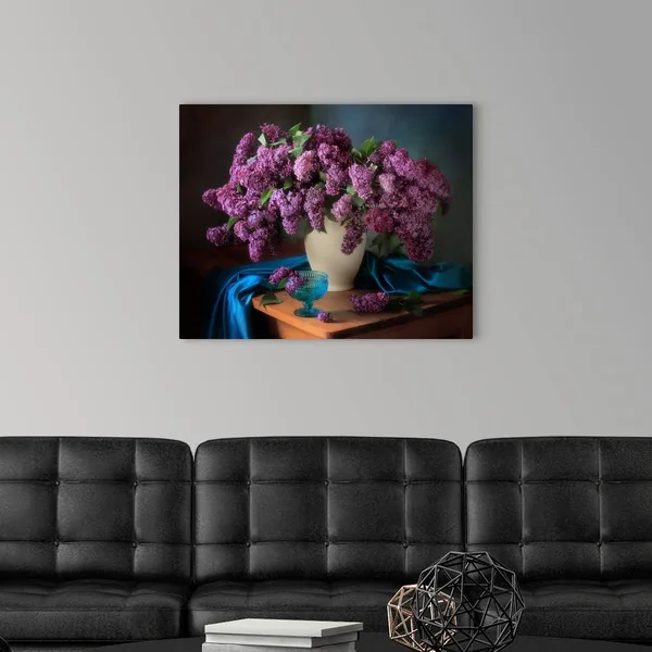 Still Life with Fragrant Lilac, Canvas Wall Art, 30x24, Great Big Canvas