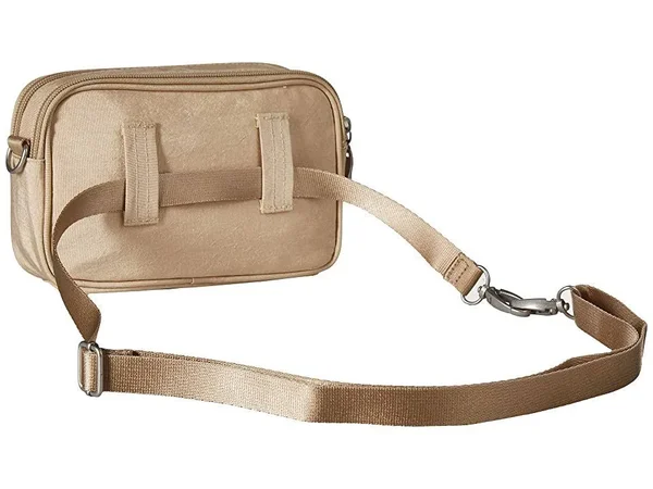 Baggallini RFID Festival Bag (Champagne Shimmer) - 8.5" x 5.5" x 2"