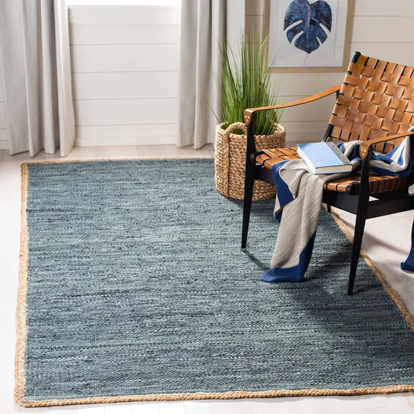 Safavieh Cape Cod CAP901G 8&0x22 x 10&0x22 Light Grey - Natural Area Rug