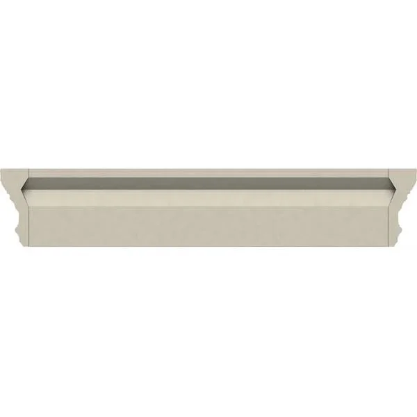 Ekena Millwork CRH05X35SE 35x22 Bottom Width x 38 1/4x22 Top Width x 5 1/2x22H x 1/2x22P Seville Crosshead