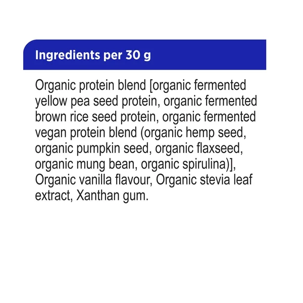 Genuine Health Fermented Organic Vegan Proteins+ Vanilla 600 g