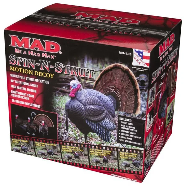 Mad Spin-N Strut Turkey - Decoy